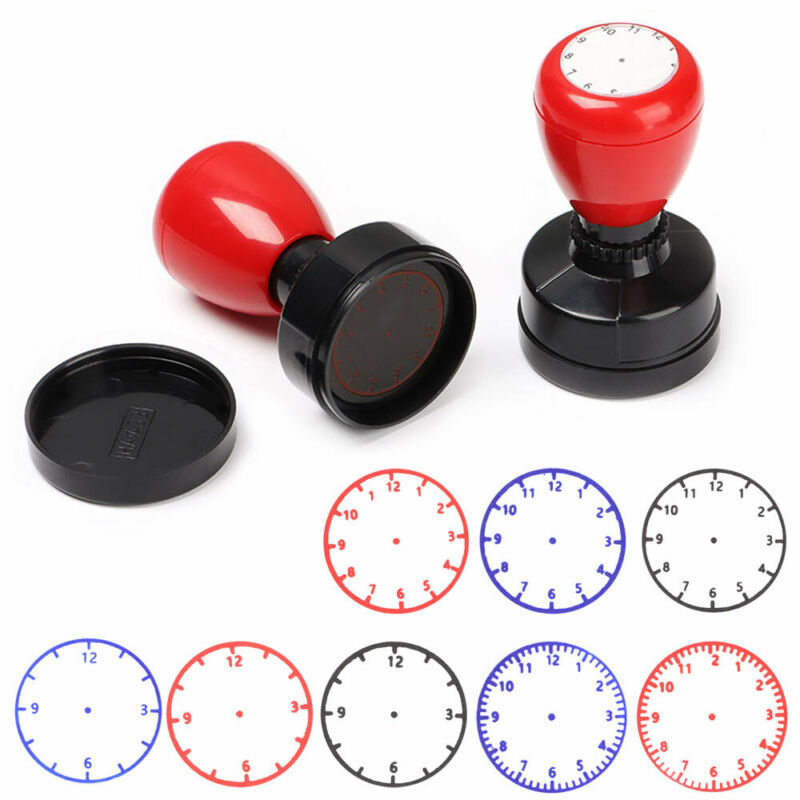 Toy Stamps Learning Recognition Clock Dial Student Teaching Tools Clock Stamp