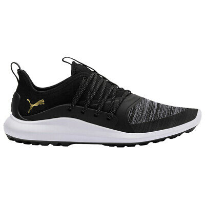 Puma Ignite Nxt Solelace Spikeless Golf Shoes - Black/team Gold