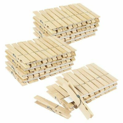 Juvale 100 Pack - Wooden Clothespins - Large Clothes Pegs Laundry, Arts, Crafts