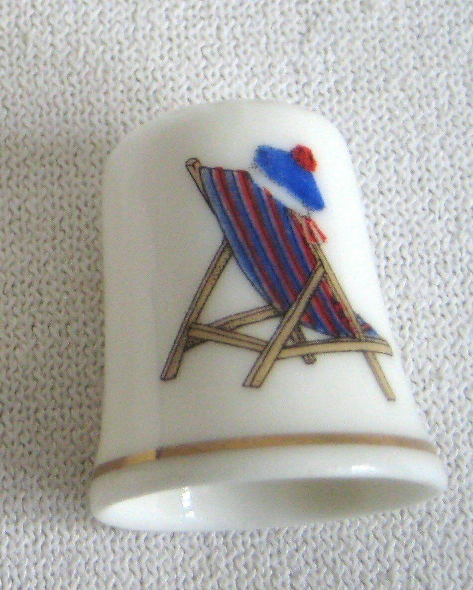 Fingerhut- Maritim- Porcelain Beach Chair